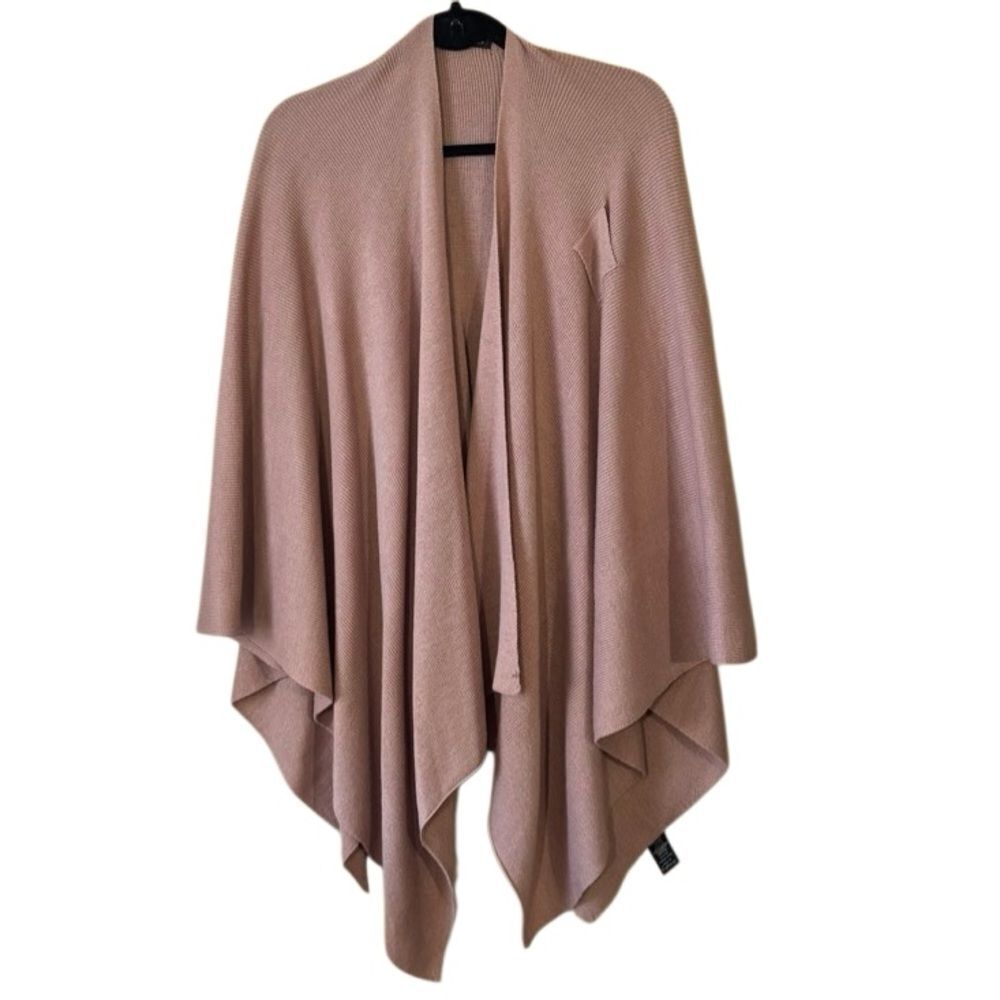 Do Everything In Love Women's Rose Pink Ponch Shrug Duster Wrap One Size